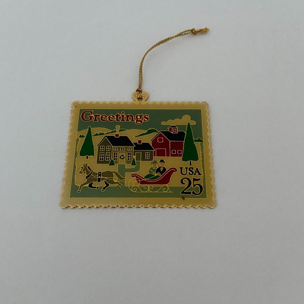 1988 Christmas Stamp OrnamentCollection: Greetings 25